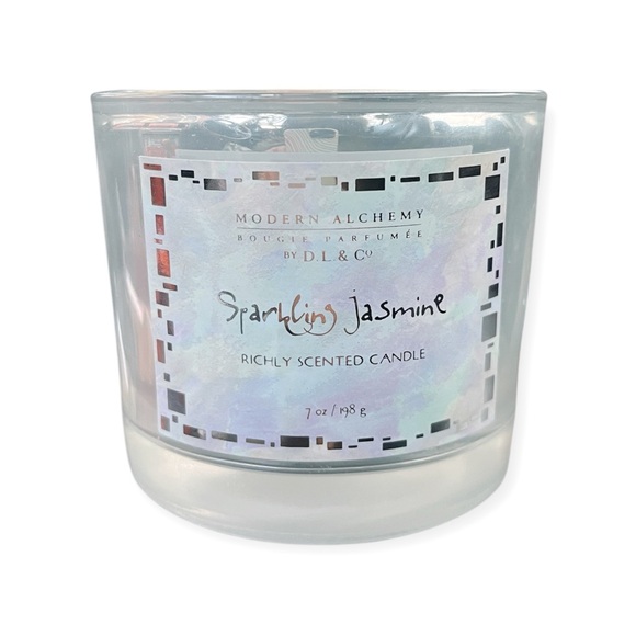 NWT Modern Alchemy Bougie Parfumee by D. L. & Co Sparkling Jasmine Candle, 7oz - Picture 2 of 6